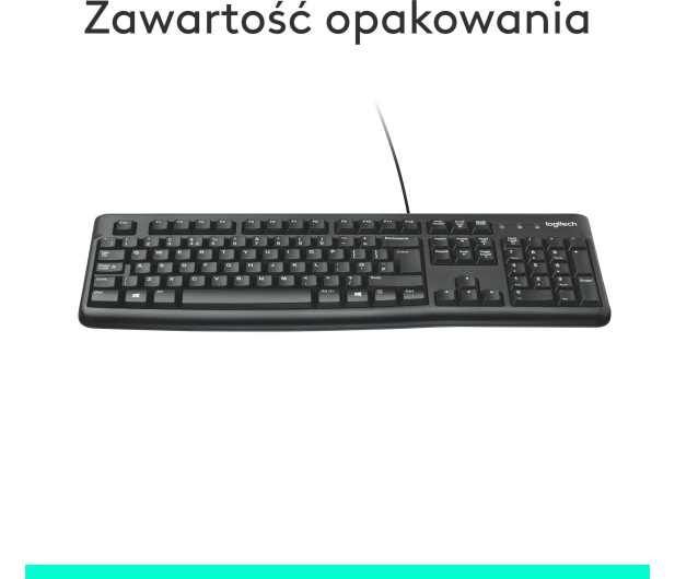 Logitech K120 czarna - 57509 - zdjęcie 10